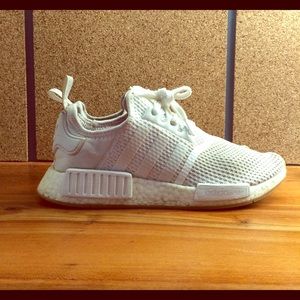 Adidas NMD White/Gum Bottom